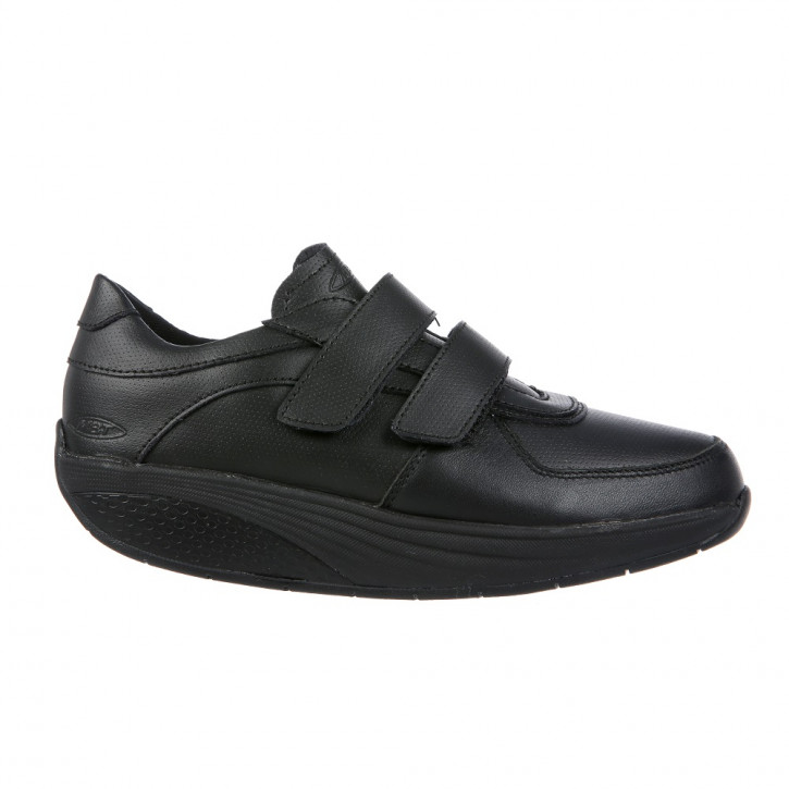 Karibu 17 Velcro Strap Unisex black MBT Shoes